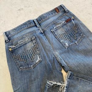 7 for all mankind flare jeans